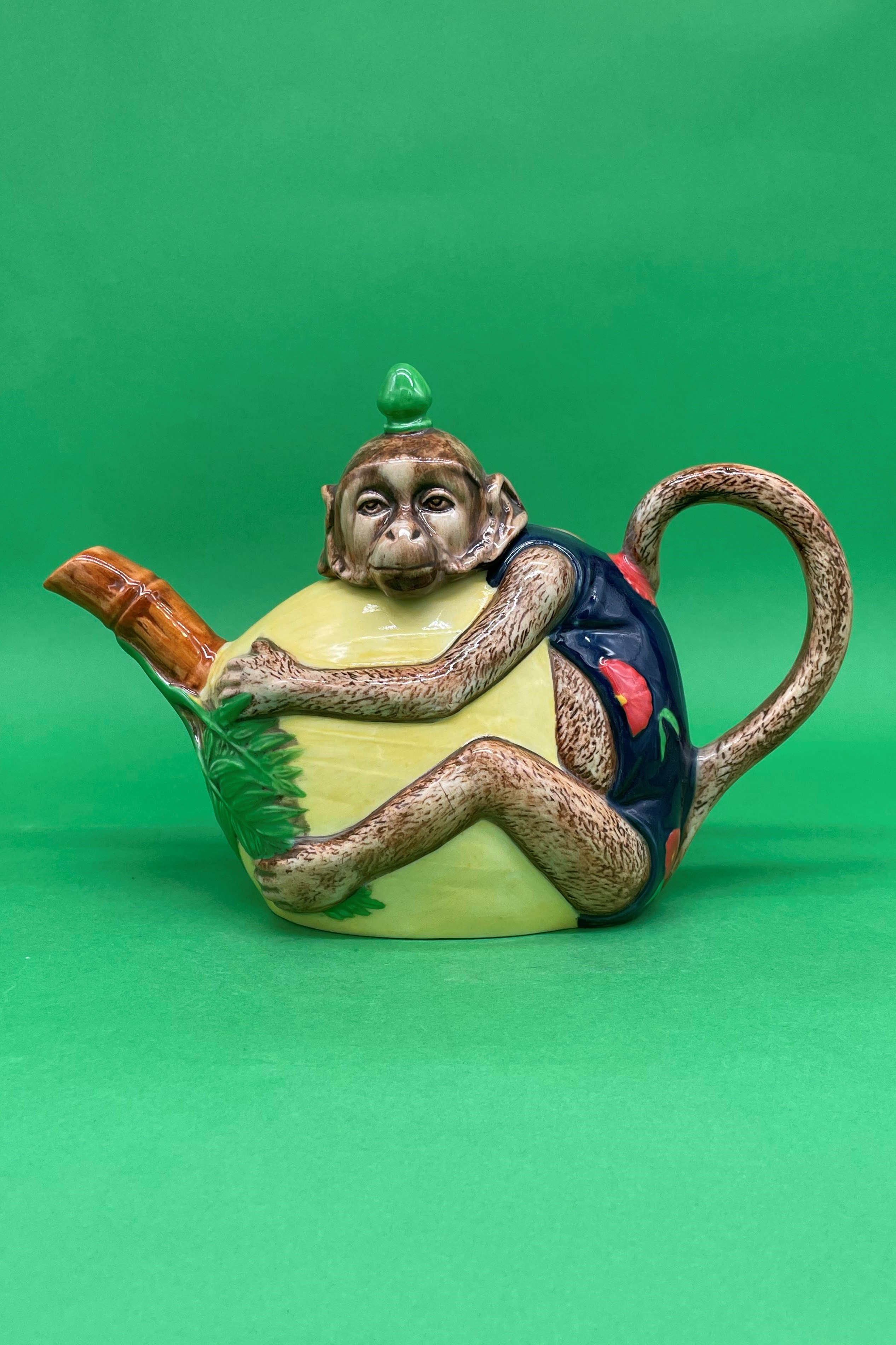 Monkey teapot Minton 1993